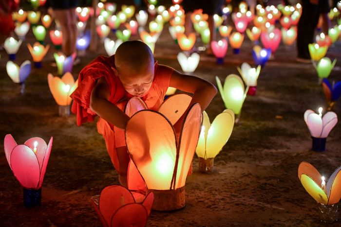 Light Boat Festival in Luang Prabang, Laos in October