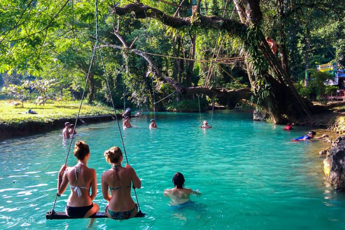 Make sure to bring a bikini when preparing your clothes to wear in Laos if you’re visiting Vang Vieng