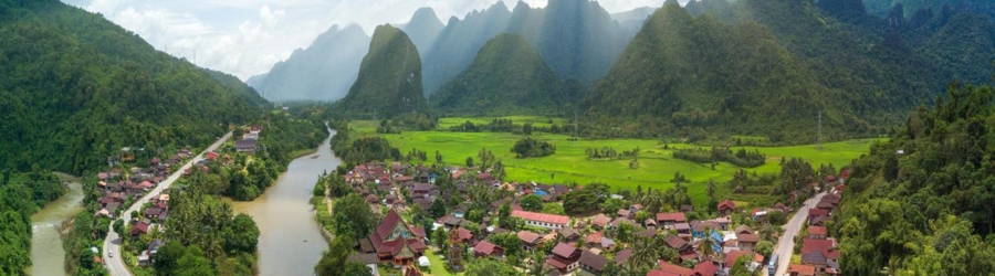 Admire the panoramic view of Vang Vieng in 3 days