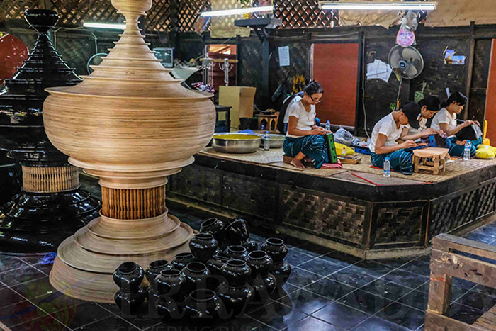 Lacquerware in Bagan