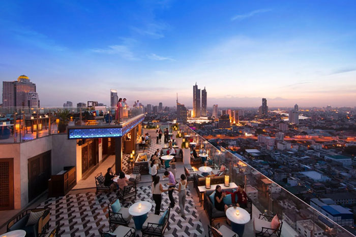 Rooftop bar in Bangkok