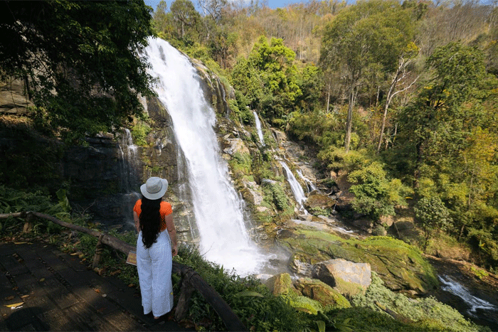 Vachiratharn Waterfall in Chiang Mai