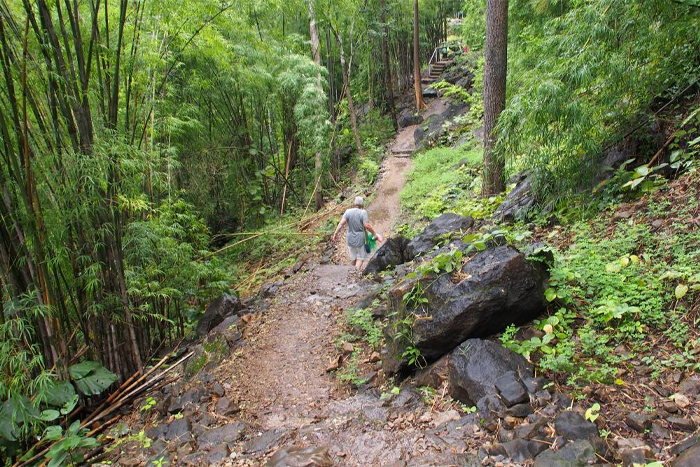 Hellfire Pass trail in Kanchanaburi