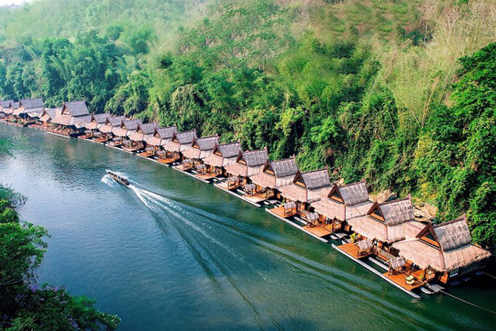 Take a river Kwai cruise in Kanchanaburi