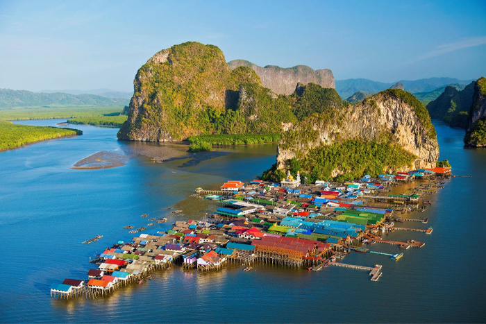 Koh Panyee: A floating fishing village built entirely on stilts