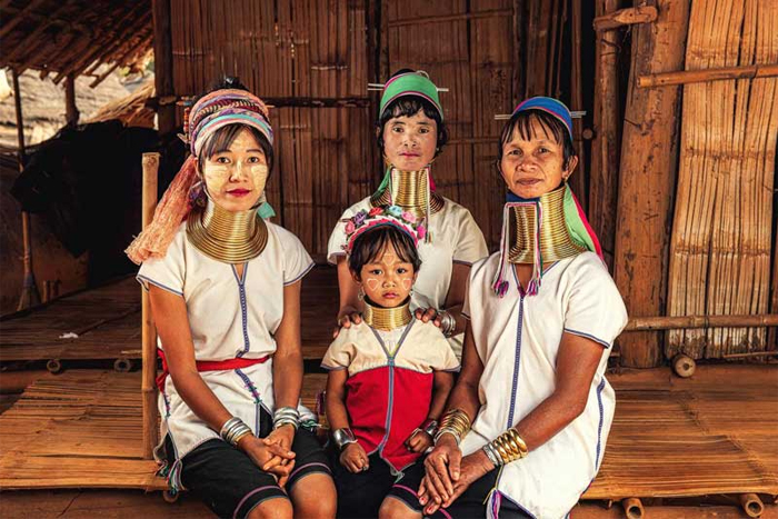 The giraffe women in Thailand