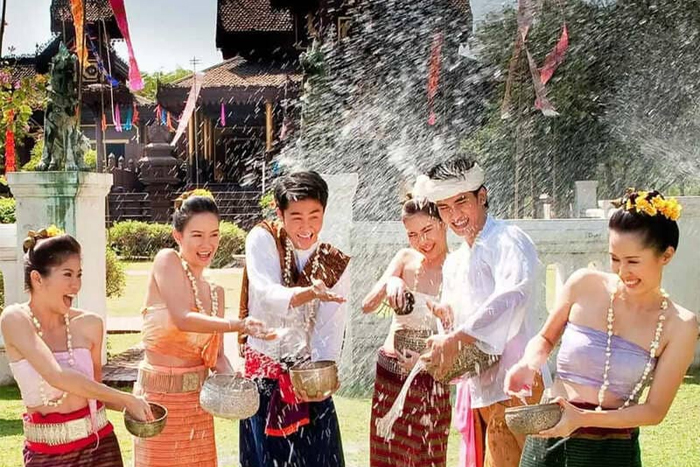 Songkran - water festival in Thailand