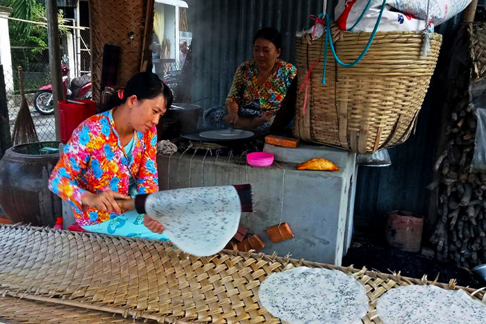 My Long Rice Paper Craft Village in Ben Tre