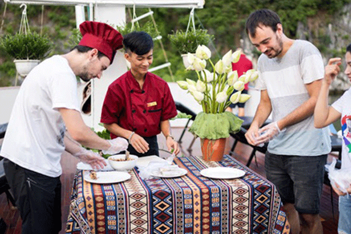 Onboard Cooking Class 