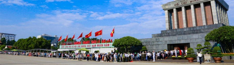 Ho Chi Minh Mausoleum in Hanoi