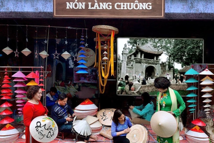 Chuong conical hat village in Hanoi