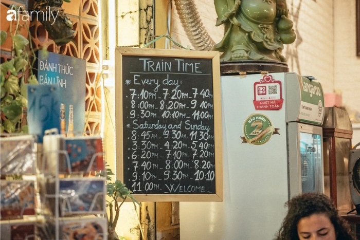 You can refer to train schedule in local coffee shop