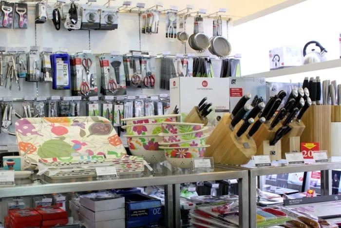 Kitchen utensils at the market