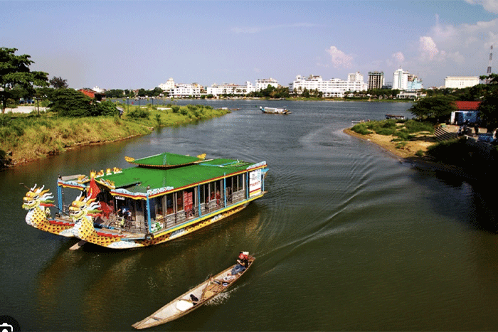 Take a leisurely cruise on the Perfume River (Song Huong)