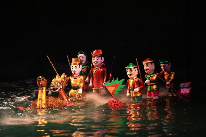 Water puppet show in Hue