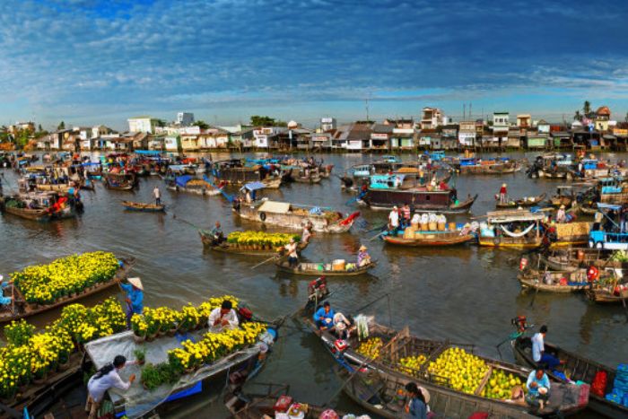 Cai Rang Floating Market - Must-visit for 4 days in Can Tho, Sadec and Long Xuyen