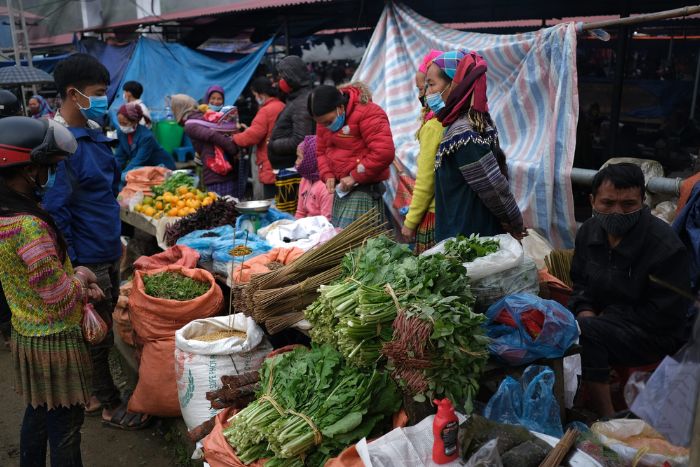 Lung Phinh Bac Ha Market takes place every Friday