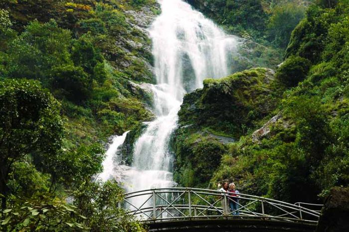 Silver Waterfall - A must-see on a 2-day itinerary in Sapa