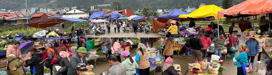 The Châu Ethnic Market near Sapa, in northern Vietnam