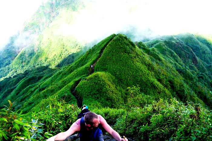 Climbing Fansipan Mountain Sapa