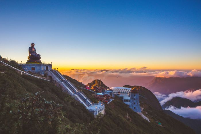 Fansipan Peak in Sapa Vietnam