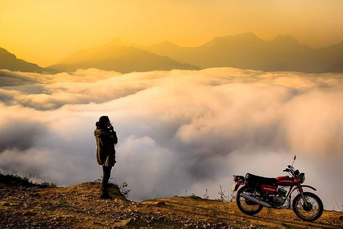 A motorbike is surely for those who love adventure