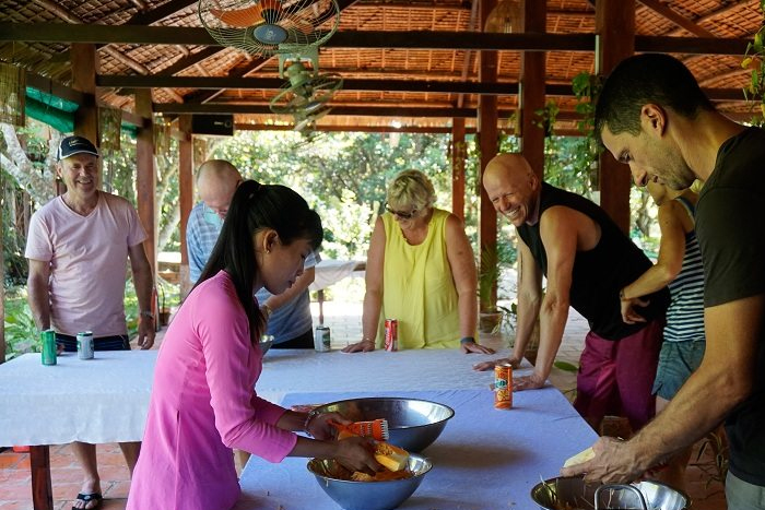 Cooking class in Cai Be