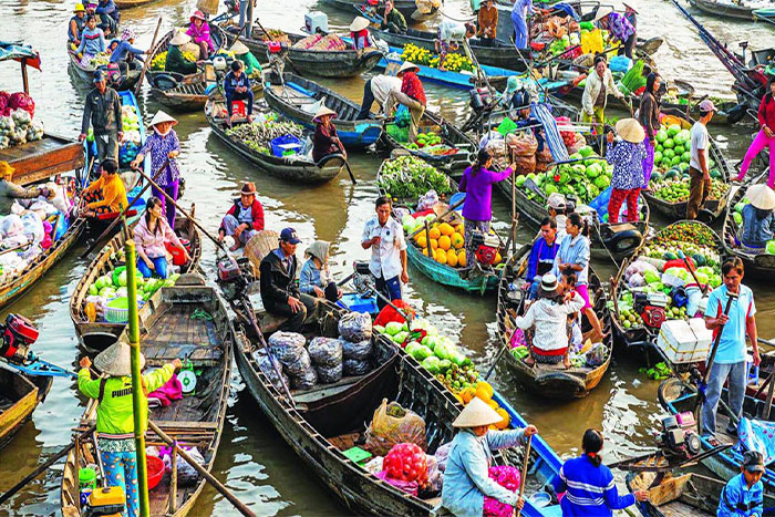 Cai Be Floating Market