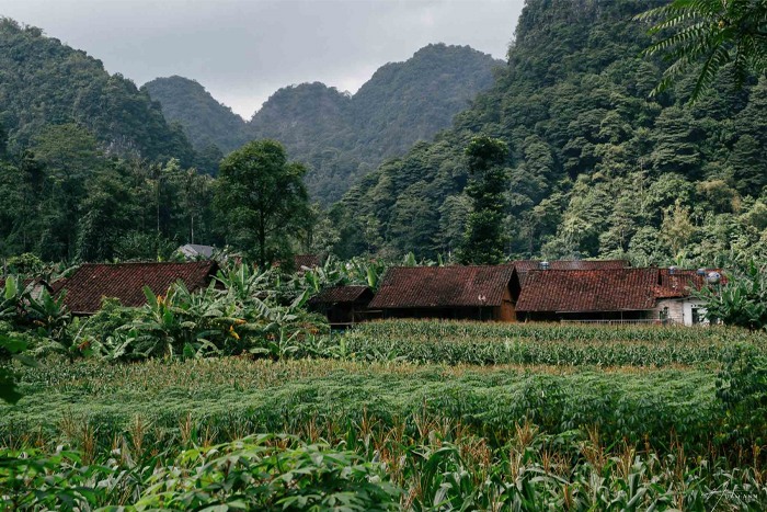 The lanscape of Lung Ri village