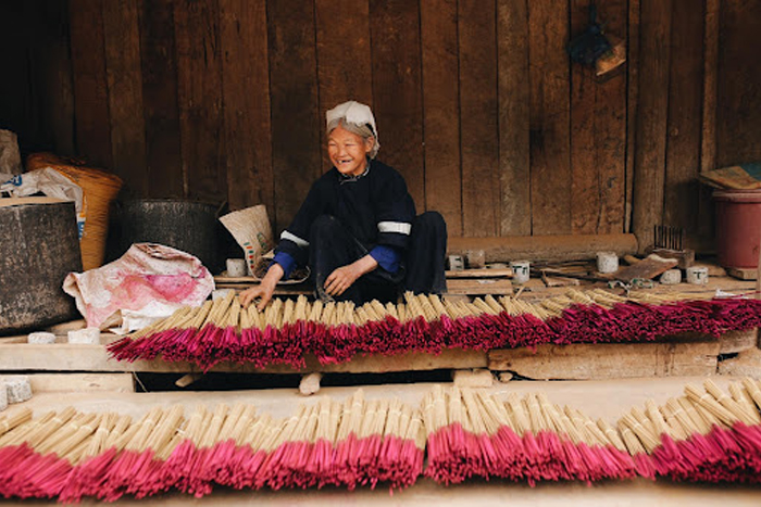 Phia Thap incense village 