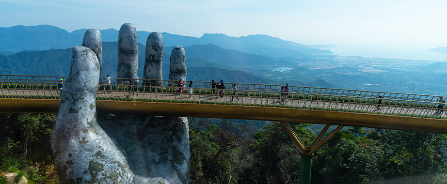 Golden Bridge in Ba Na hill