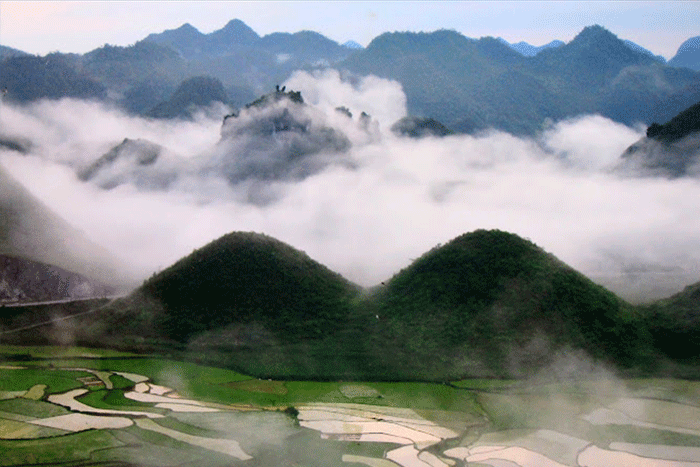 Quan Ba twin mountains, must-see place in Ha Giang