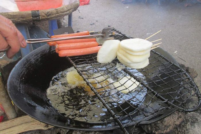 Lo Khoai cake - Dessert in Ha Giang made from rice