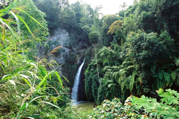 Nai Nam Dam waterfall in Ha Giang