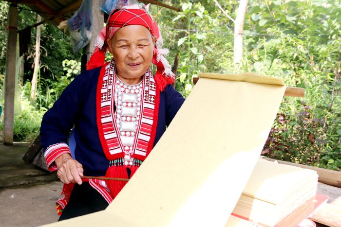 Paper-making technique in Thanh Son village - Vietnam's intangible cultural heritage