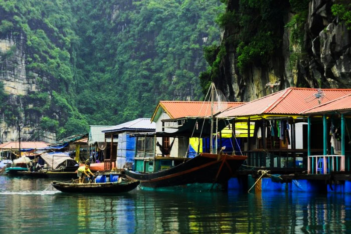 The everyday life of the local on Vung Vieng Village.