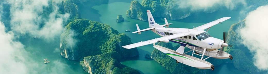 Seaplane in Halong Bay