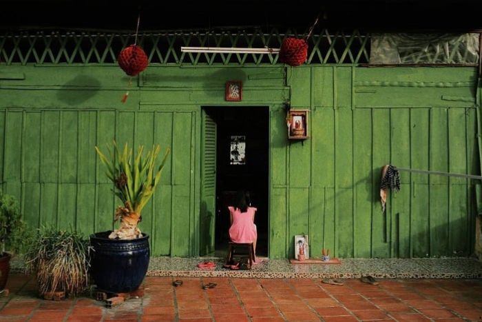 Typical architecture in Chinatown in Ho Chi Minh City