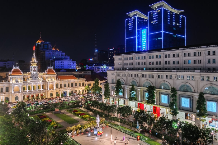 Nguyen Hue Walking Street in Saigon