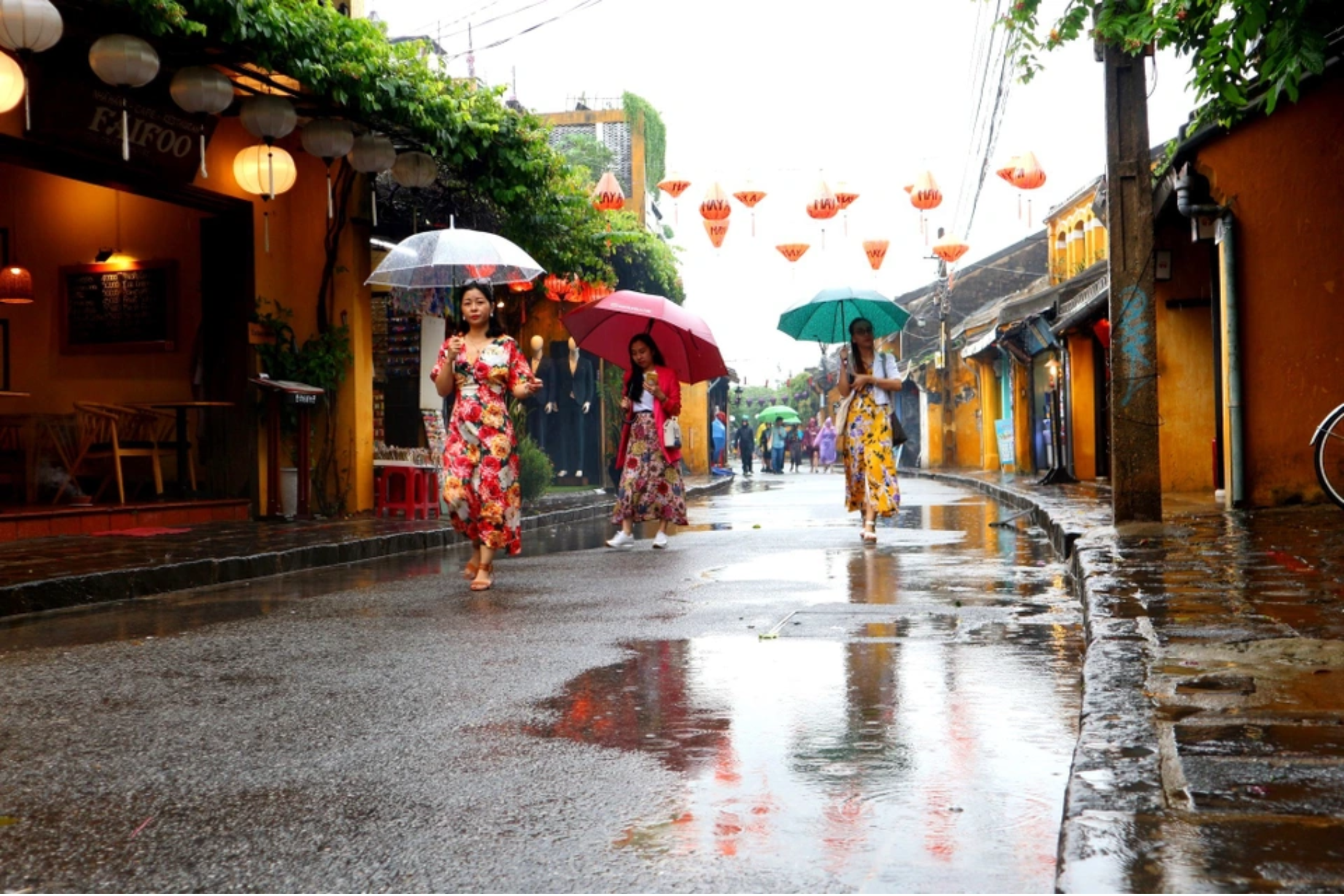 Hoi An’s Ancient Town on a rainy day