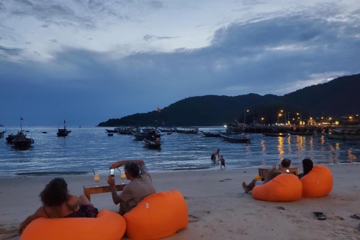 Great place to watch the sunset on Cham Island