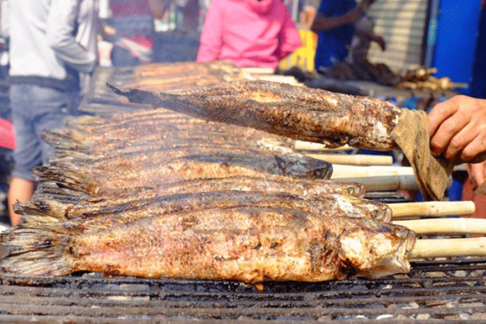 Stream fish in Mai Chau