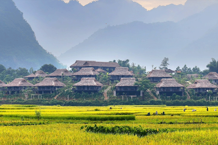 Visit Lac village in Mai Chau