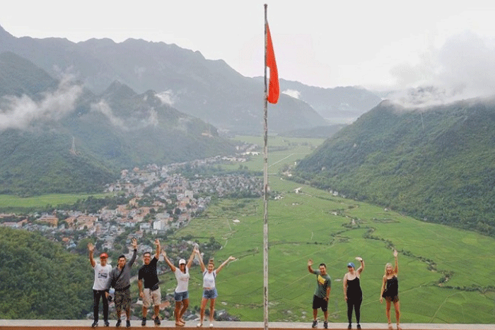 Mai Chau flagpole