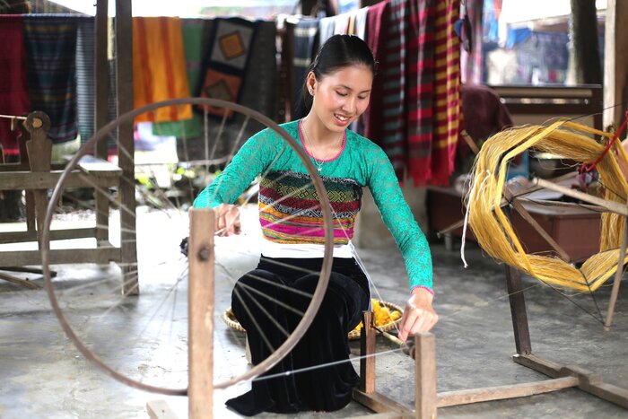 The White Thai people in Mai Chau