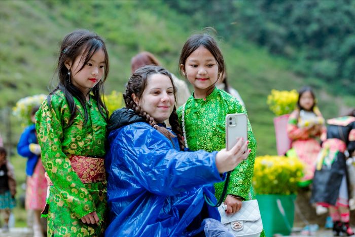 Ethnic children in Ha Giang Vietnam