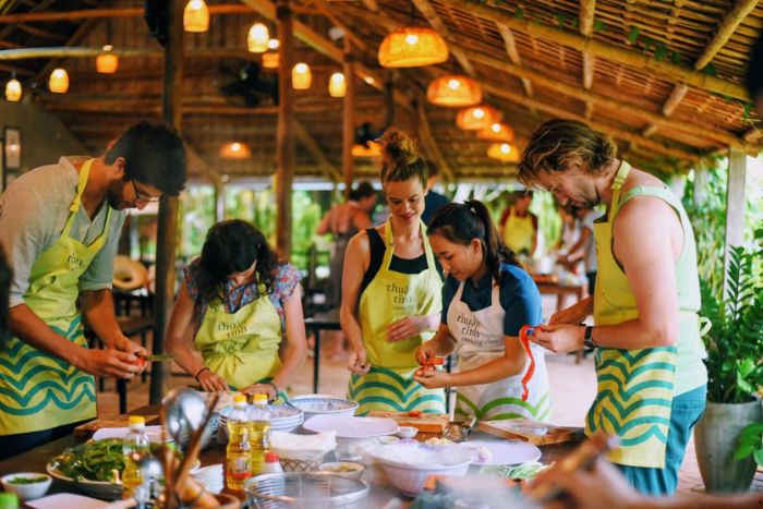 Cooking classes - An interesting activity at a homestay in Vietnam