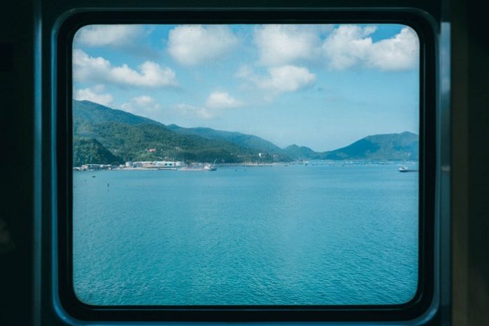 Spectacular views through the windows of Vietnam's trains