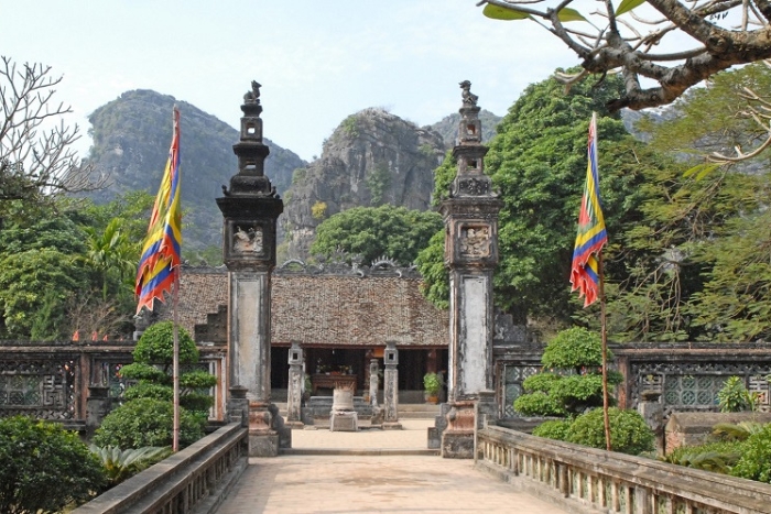 The temple in Vietnam  