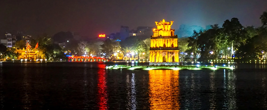 Hoan Kiem Lake in Hanoi